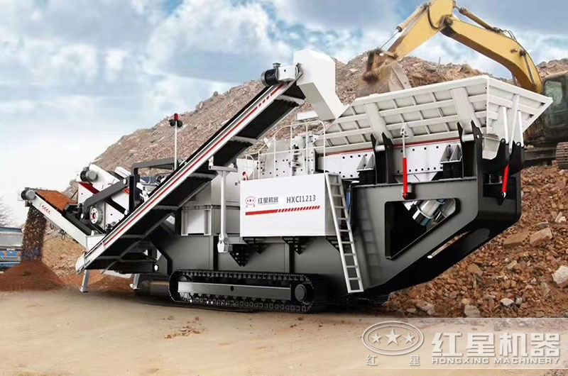紅星移動破碎機生產效率高 紅星移動破碎機生產效率高